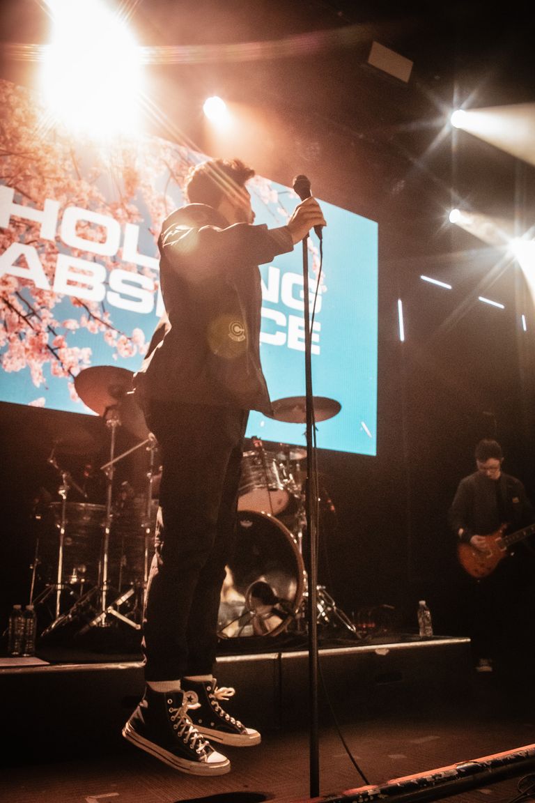 Holding Absence performing live in Adelaide at Lion Arts Factory